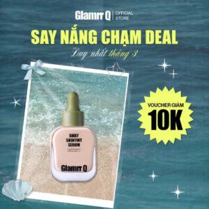 Kem Nền Serum Căng Bóng Glamrr Q Daily SkinTint Serum Vegan Foundation SPF50+/PA++++ (30ml)